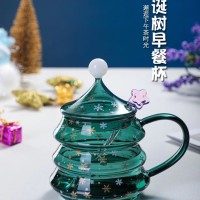 玻璃茶具圣誕玻璃杯